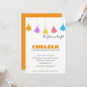 Invitación Fiesta de Graduación Infantil Jardín de Infancia P