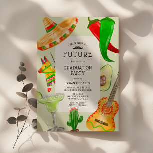 Invitación Fiesta de Graduación Mexicana 'Taco bout a Future'