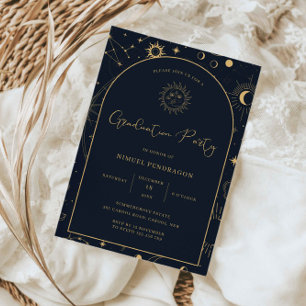 Invitación Fiesta de graduación por estreno de elementos cele