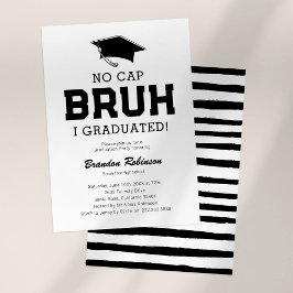 Invitación Fiesta de Graduación Sin Mentir Hermano