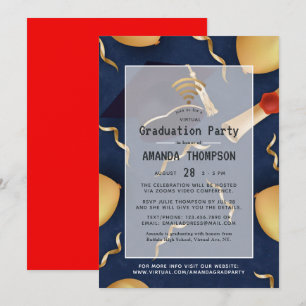 Invitación Fiesta de Graduación Virtual