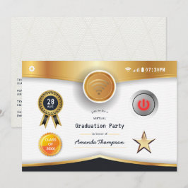 Invitación Fiesta de Graduación Virtual