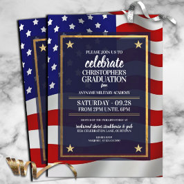Invitación Fiesta de Graudación de la Academia Militar Gold S