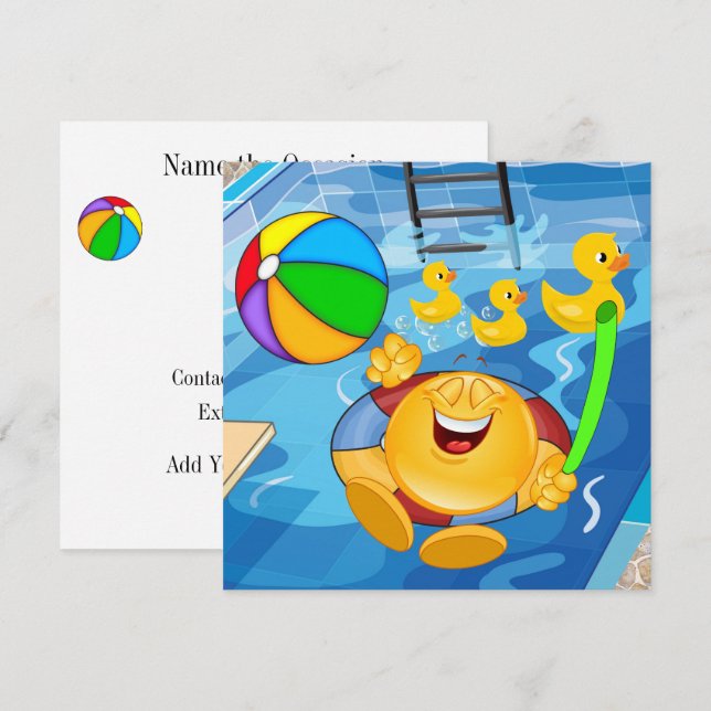 Invitación Fiesta de grupo (Anverso / Reverso)