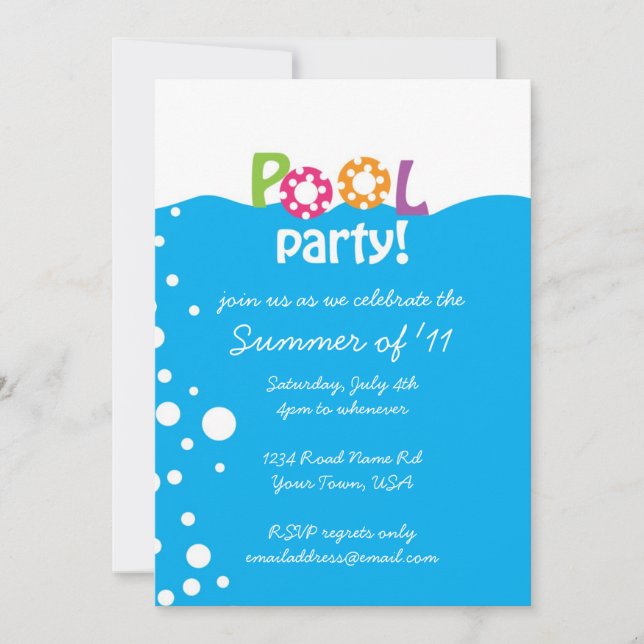 Invitación  Fiesta de grupo (Anverso)