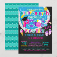 Fiesta de grupo de graduados de jardines de infanc