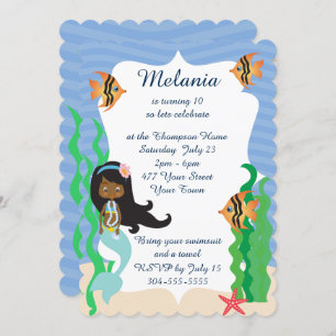 Invitación Fiesta de grupo étnico de sirvientas