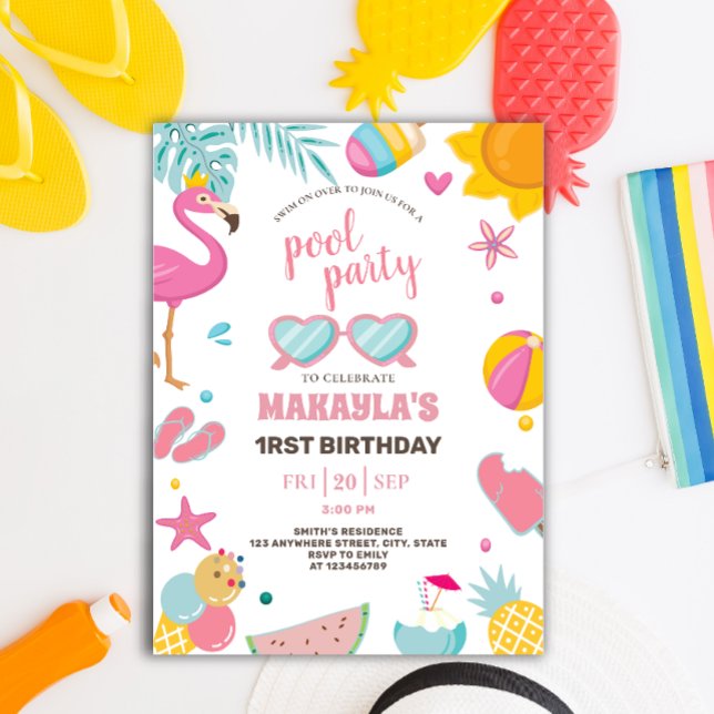 Invitación Fiesta de grupo | Moderna fiesta de cumpleaños tem (Subido por el creador)