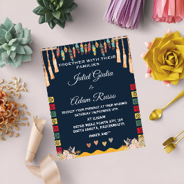Invitación Fiesta de Guay boda mexicano elegante y rústico