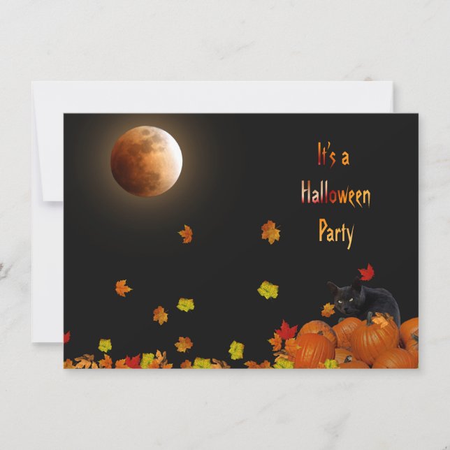 Invitación Fiesta de Halloween (Anverso)