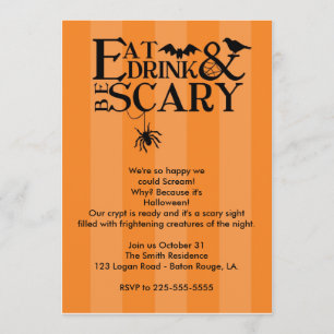 Invitación Fiesta de Halloween