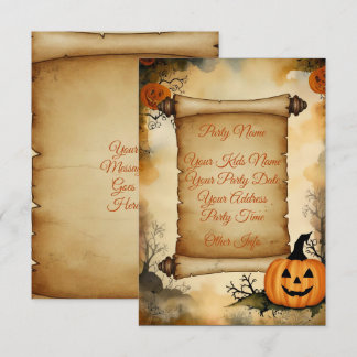 Invitación Fiesta de Halloween