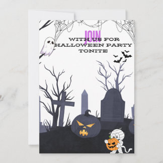 Invitación Fiesta de Halloween
