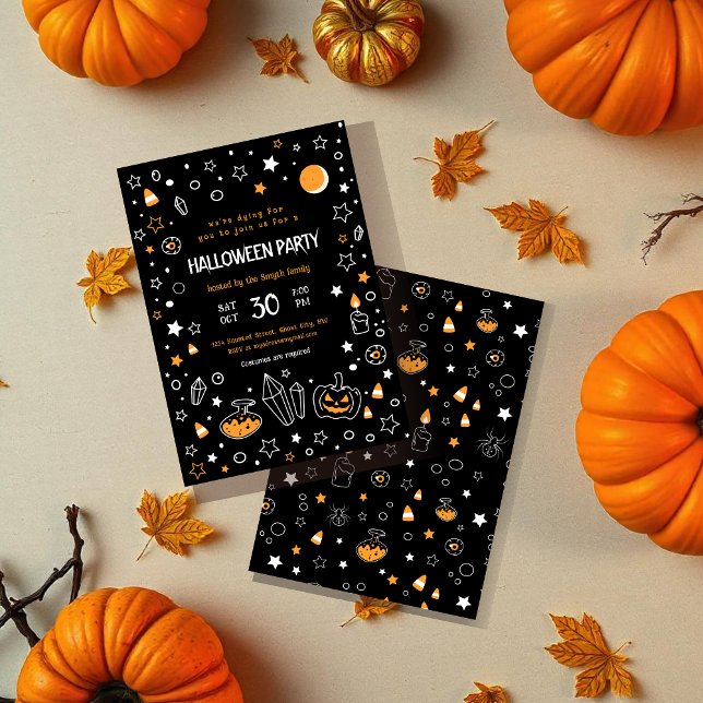 Invitación fiesta de halloween (Subido por el creador)
