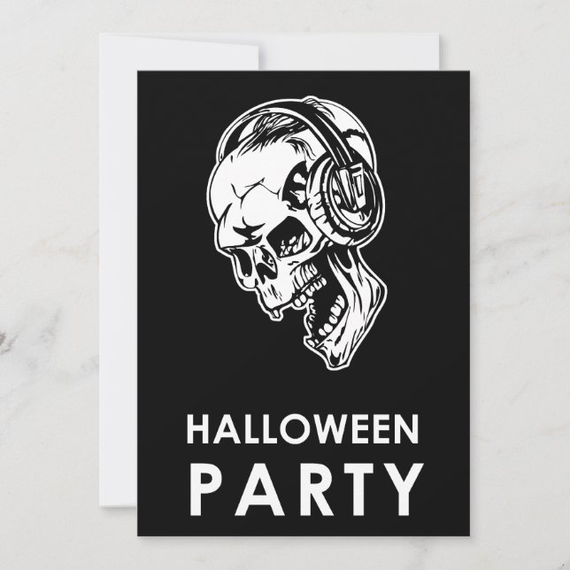 Invitación Fiesta de Halloween (Anverso)