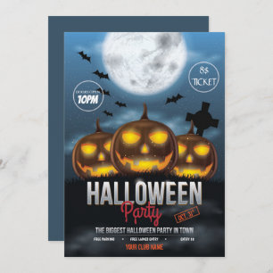 Invitación Fiesta de Halloween