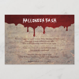 Invitación Fiesta de Halloween