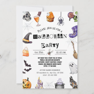 Invitación Fiesta de Halloween