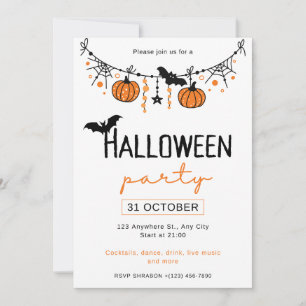 Invitación Fiesta de Halloween