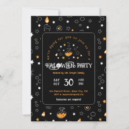 Invitación fiesta de halloween