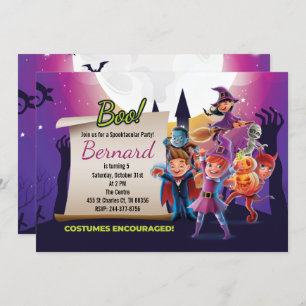 Invitación Fiesta de Halloween