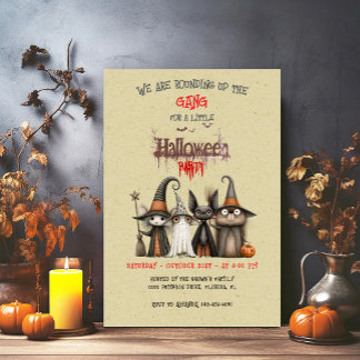 Invitación Fiesta de Halloween adorable