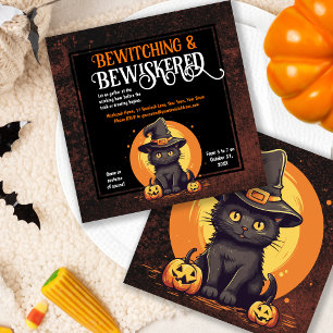 Invitación Fiesta de Halloween antes de que empiece el truco