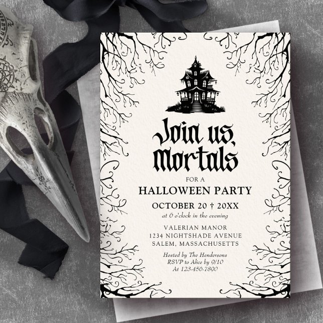 Invitación Fiesta de Halloween Casa Embrujada (Subido por el creador)