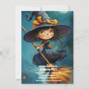 Invitación Fiesta de Halloween Casa Embrujada Oscura Espeluzn