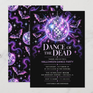 Invitación Fiesta de Halloween 'Danza de los Muertos'