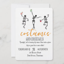 Fiesta de Halloween de baile de cráneo gótico retr