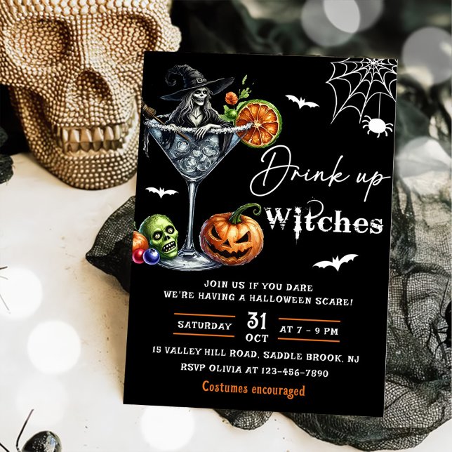 Invitación Fiesta de Halloween de Bebe Up Witness (Subido por el creador)