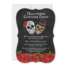 Fiesta de Halloween de Calaveras de Azúcar y Rosas