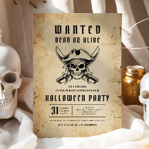 Fiesta de Halloween de Cráneo de Pirata