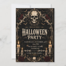 Fiesta de Halloween de Cráneo Gótico