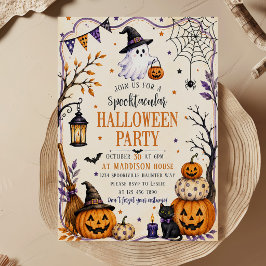 Invitación Fiesta de Halloween de Disfraz Lindo