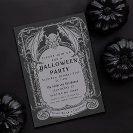 Invitación Fiesta de Halloween de estilo gótico