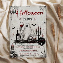 Fiesta de Halloween de Fantasmas Vintage
