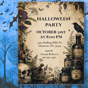 Invitación Fiesta de Halloween de Farmacia Antigüa
