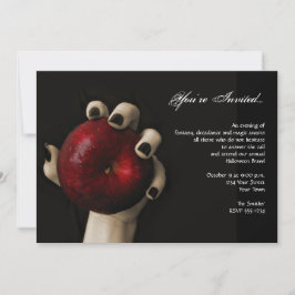 Invitación Fiesta de Halloween de la Bruja Roja de Apple