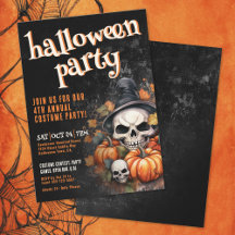 Fiesta de Halloween de la Calavera de Calabaza