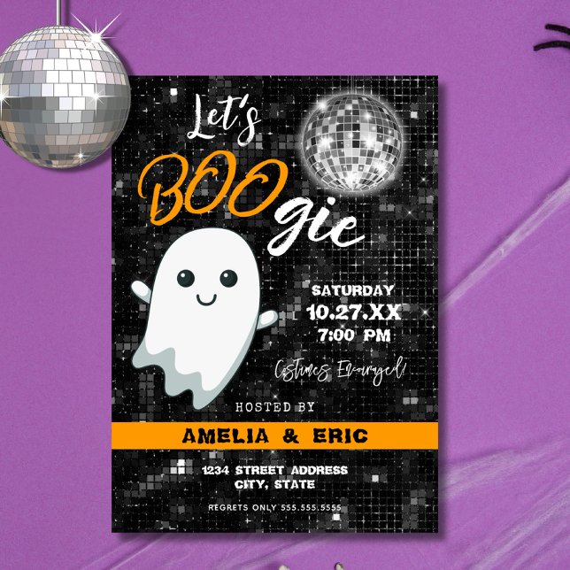 Invitación Fiesta de Halloween de la discoteca BOOgie (Subido por el creador)