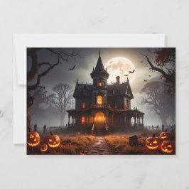 Invitación Fiesta de Halloween de la Mansión de la Luna