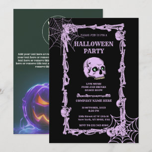 Invitación Fiesta de Halloween de la oficina del Espectador d