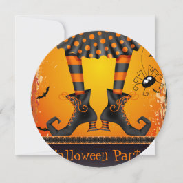 Invitación Fiesta de Halloween de las peludas divertidas