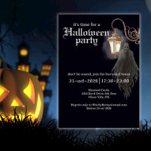 Fiesta de Halloween de Linterna Espeluznante Simpl