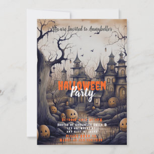 Invitación Fiesta de Halloween de los "Jack-O" de la aldea ru