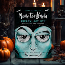 Fiesta de Halloween de los monstruos Bash Fun Spoo