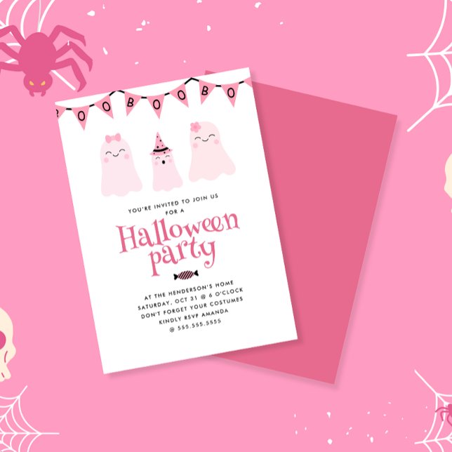 Invitación Fiesta de Halloween de los niños pequeños (Subido por el creador)