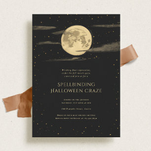 Invitación Fiesta de Halloween de Luna Llena